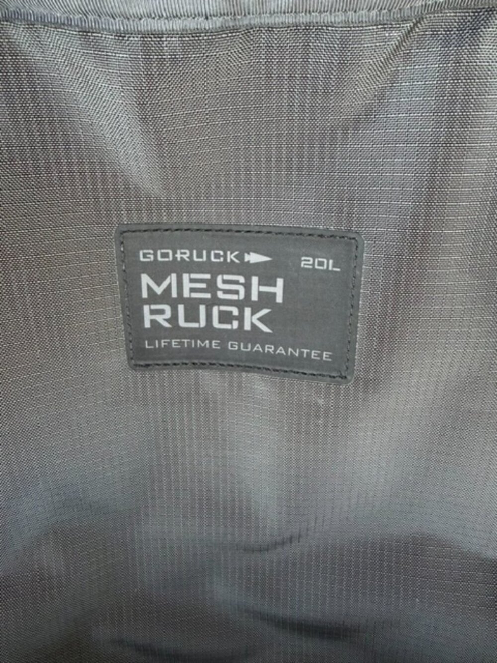Goruck Mesh Backpack - Gray, Gorgeous, 20L - Picture 2 of 6
